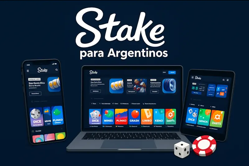 Stake para argentinos: flujo básico de uso