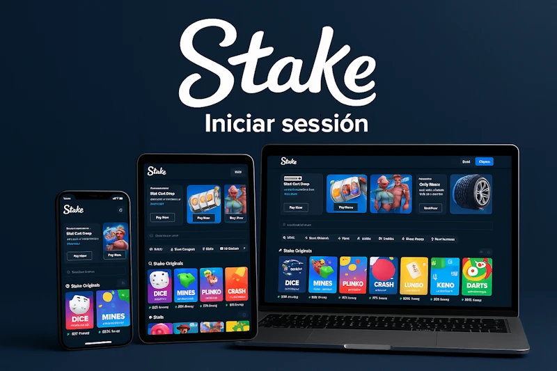 Stake iniciar session — guía paso a paso